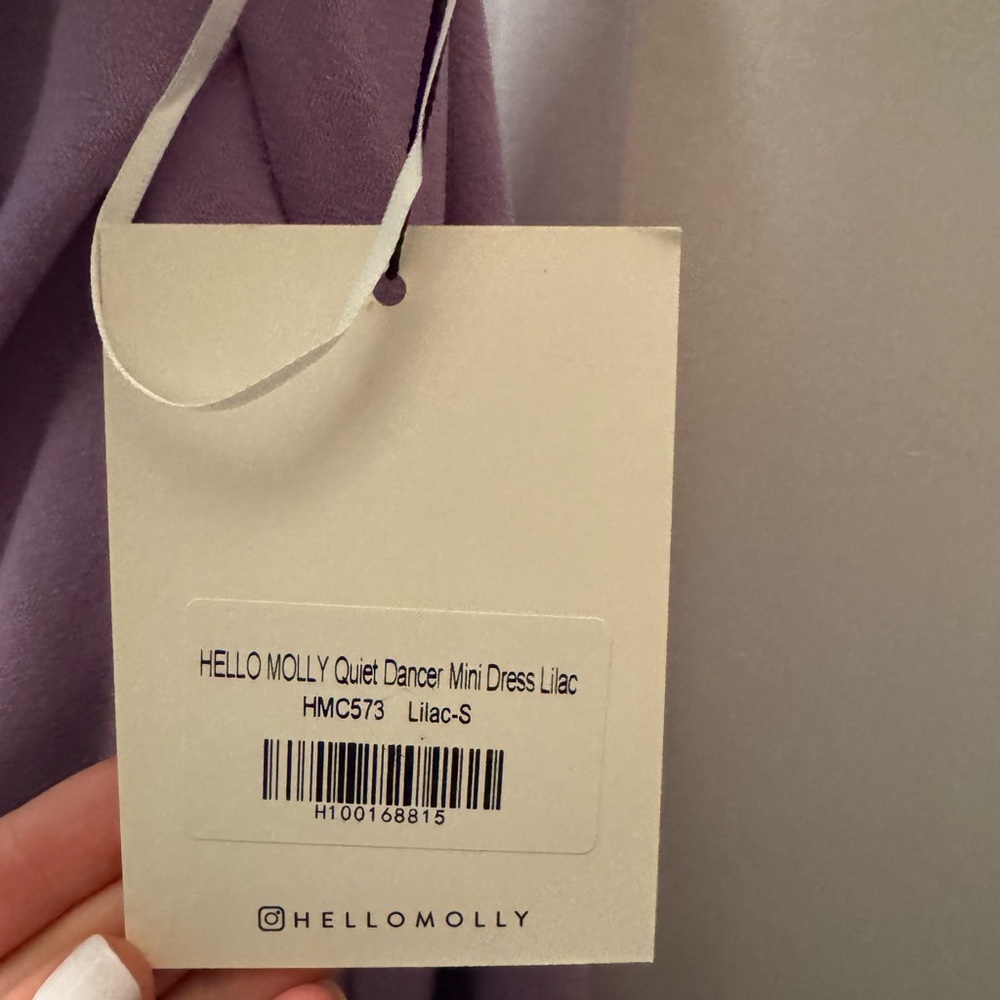 Hello Molly Lavender Wrap V-Neck Maxi Dress with Side Slit - Picture 4 of 5